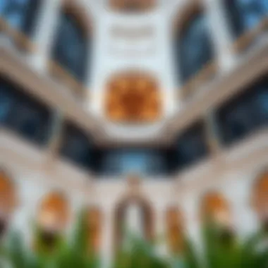 Detailed architectural features of Zabeel Building that reflect contemporary design principles.