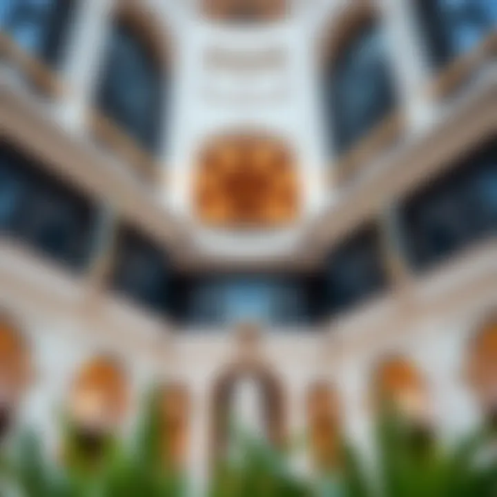 Detailed architectural features of Zabeel Building that reflect contemporary design principles.