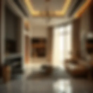 Luxury Interior Design in Zabeel Emaar Address Luxurious interior design elements of a residential unit in Zabeel Emaar Address